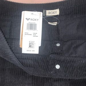 roxy corduroy black skirt